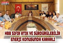 HBB SIFIR ATIK VE SÜRDÜRÜLEBİLİR ENERJİ KONUSUNDA KARARLI