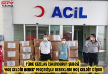 TÜRK KIZILAY İSKENDERUN ŞUBESİ ‘HOŞ GELDİN BEBEK’ PROJESİYLE BEBEKLERE HOŞ GELDİN DİYOR