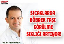 SICAKLARDA BÖBREK TAŞI GÖRÜLME SIKLIĞI ARTIYOR!