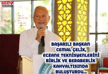 BAŞARILI BAŞKAN CEMAL ÇELİK, ECZANE TEKNİSYENLERİNİ BİRLİK VE BERABERLİK KAHVALTISINDA BULUŞTURDU…