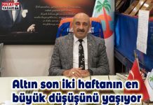 Altın son iki haftanın en büyük düşüşünü yaşıyor