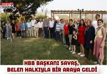 HBB BAŞKANI SAVAŞ, BELEN HALKIYLA BİR ARAYA GELDİ