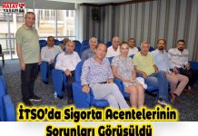 İTSO’da Sigorta Acentelerinin Sorunları Görüşüldü