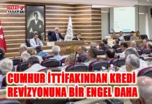 CUMHUR İTTİFAKINDAN KREDİ REVİZYONUNA BİR ENGEL DAHA
