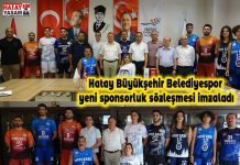 Hatay Büyükşehir Belediyespor yeni sponsorluk sözleşmesi imzaladı