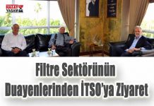 Filtre Sektörünün Duayenlerinden İTSO’ya Ziyaret