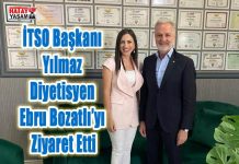 İTSO Başkanı Yılmaz Diyetisyen Ebru Bozatlı’yı Ziyaret Etti