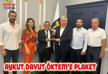 AYKUT DAVUT ÖKTEM’E PLAKET
