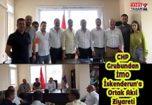 CHP Grubundan İMO İskenderun’a Ortak Akıl Ziyareti