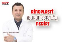 RİNOPLASTİ (BURUN ESTETİĞİ) NEDİR?