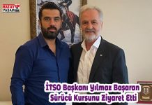 İTSO Başkanı Yılmaz Başaran Sürücü Kursunu Ziyaret Etti