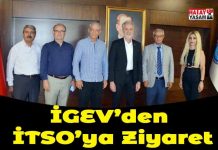 İGEV’den İTSO’ya Ziyaret