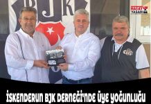 İSKENDERUN BJK DERNEĞİ’NDE ÜYE YOĞUNLUĞU