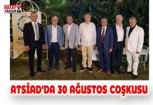 ATSİAD’DA 30 AĞUSTOS COŞKUSU