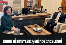 KAMU HİZMETLERİ YERİNDE İNCELENDİ