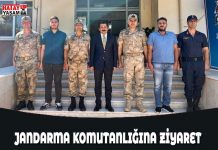 JANDARMA KOMUTANLIĞINA ZİYARET