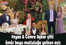 Feyza & Cemre Aşkar çifti ömür boyu mutluluğa yelken açtı