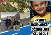 HASAN’I UĞURLARKEN GÖZYAŞLARI SEL OLDU !