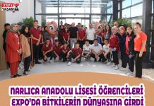 NARLICA ANADOLU LİSESİ ÖĞRENCİLERİ EXPO’DA BİTKİLERİN DÜNYASINA GİRDİ