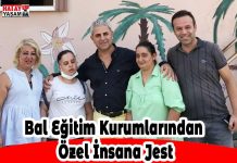 Bal Eğitim Kurumlarından Özel İnsana Jest