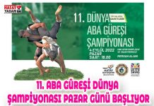 11. ABA GÜREŞİ DÜNYA ŞAMPİYONASI PAZAR GÜNÜ BAŞLIYOR