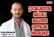 ÇOCUKLARINIZA SAĞLIKLI BESLENME ÇANTALARI HAZIRLAYIN