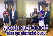 YÜKSELİŞ KOLEJİ ÖĞRENCİSİ TÜRKİYE BİRİNCİSİ OLDU