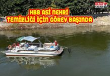 HBB ASİ NEHRİ TEMİZLİĞİ İÇİN GÖREV BAŞINDA