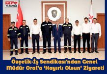 Özçelik-İş Sendikası’ndan Genel Müdür Oral’a ‘Hayırlı Olsun’ Ziyareti