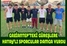 GAZİANTEP’TEKİ GÜREŞLERE HATAY’LI SPORCULAR DAMGA VURDU