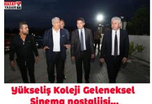 Yükseliş Koleji Geleneksel Sinema nostaljisi…