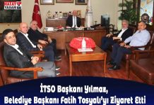 İTSO Başkanı Yılmaz, Belediye Başkanı Fatih Tosyalı’yı Ziyaret Etti