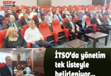 İTSO’da yönetim tek listeyle belirleniyor…