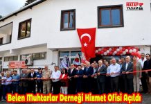 Belen Muhtarlar Derneği Hizmet Ofisi Açıldı