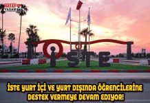 İSTE YURT İÇİ VE YURT DIŞINDA ÖĞRENCİLERİNE DESTEK VERMEYE DEVAM EDIYOR!