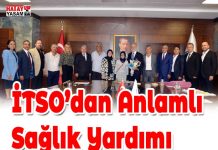 İTSO’dan Anlamlı Sağlık Yardımı