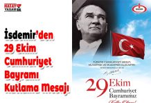 İsdemir’den 29 Ekim Cumhuriyet Bayramı Kutlama Mesajı