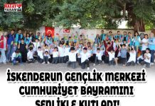 İSKENDERUN GENÇLİK MERKEZİ CUMHURİYET BAYRAMINI ŞENLİKLE KUTLADI!