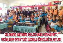 GEA ARAMA KURTARMA EKOLOJİ GRUBU CUMHURİYET’İ NACİYE SUNA OKTAY TEKİN İLKOKULU ÖĞRECİLERİ İLE KUTLADI