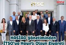 HASİAD Yönetiminden İTSO’ya Hayırlı Olsun Ziyareti