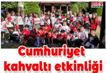 Cumhuriyet kahvaltı etkinliği