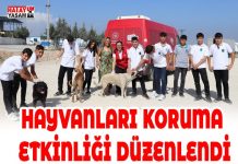 HAYVANLARI KORUMA ETKİNLİĞİ DÜZENLENDİ