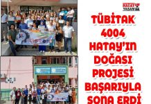 TÜBİTAK 4004 HATAY’IN DOĞASI PROJESİ BAŞARIYLA SONA ERDİ