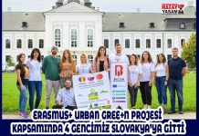 ERASMUS+ URBAN GREE+N PROJESİ KAPSAMINDA 4 GENCİMİZ SLOVAKYA’YA GİTTİ