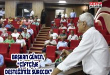 BAŞKAN GÜVEN, “ÇİFTÇİYE DESTEĞİMİZ SÜRECEK”