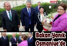 Bakan Yanık Osmaniye’de