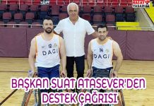BAŞKAN SUAT ATASEVER’DEN DESTEK ÇAĞRISI