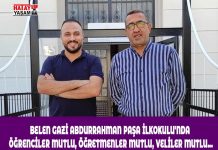 BELEN GAZİ ABDURRAHMAN PAŞA İLKOKULU’NDA ÖĞRENCİLER MUTLU, ÖĞRETMENLER MUTLU, VELİLER MUTLU…