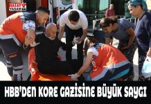 HBB’DEN KORE GAZİSİNE BÜYÜK SAYGI