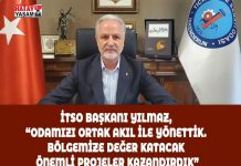 İTSO Başkanı Yılmaz, “Odamızı Ortak Akıl İle Yönettik. Bölgemize Değer Katacak Önemli Projeler Kazandırdık”